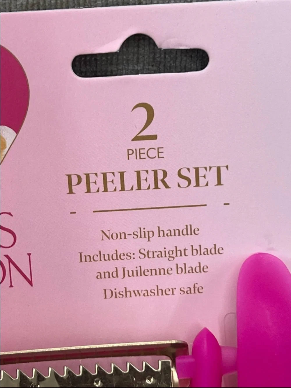 Paris Hilton Hot Pink Peeler Set 2pcs